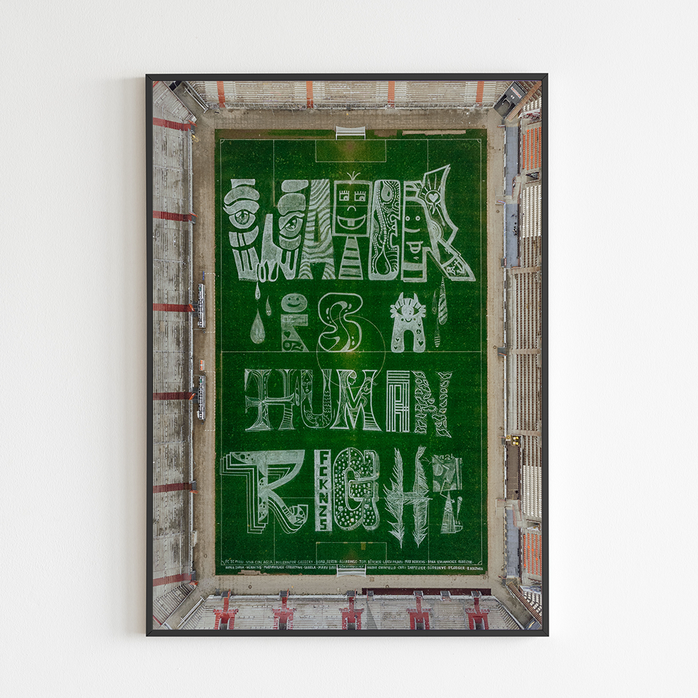 Artprint // Rasenkunst - Water Is A Human Right