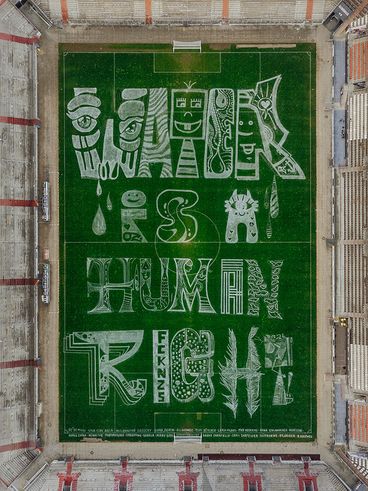 Artprint // Rasenkunst - Water Is A Human Right