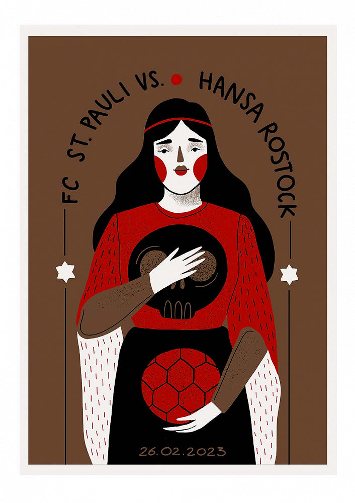Heimspielprint FC St. Pauli vs. Hansa Rostock // 26.02.2023