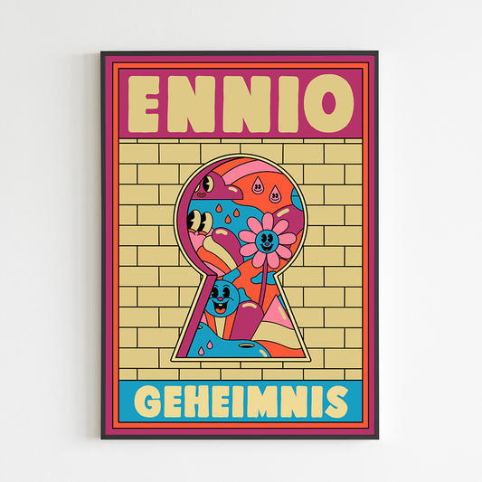 Signierter Artprint // Ennio - Geheimnis ; Yeye Weller