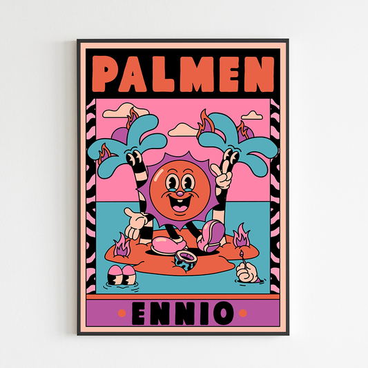 Signierter Artprint // Ennio - Palmen ; Yeye Weller