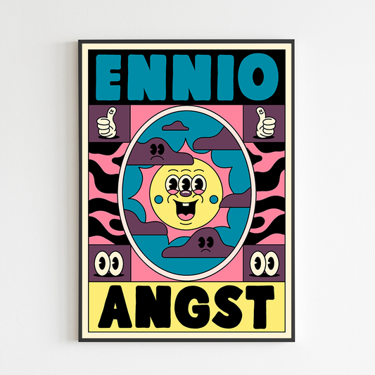 Signierter Artprint // Ennio - Angst ; Yeye Weller