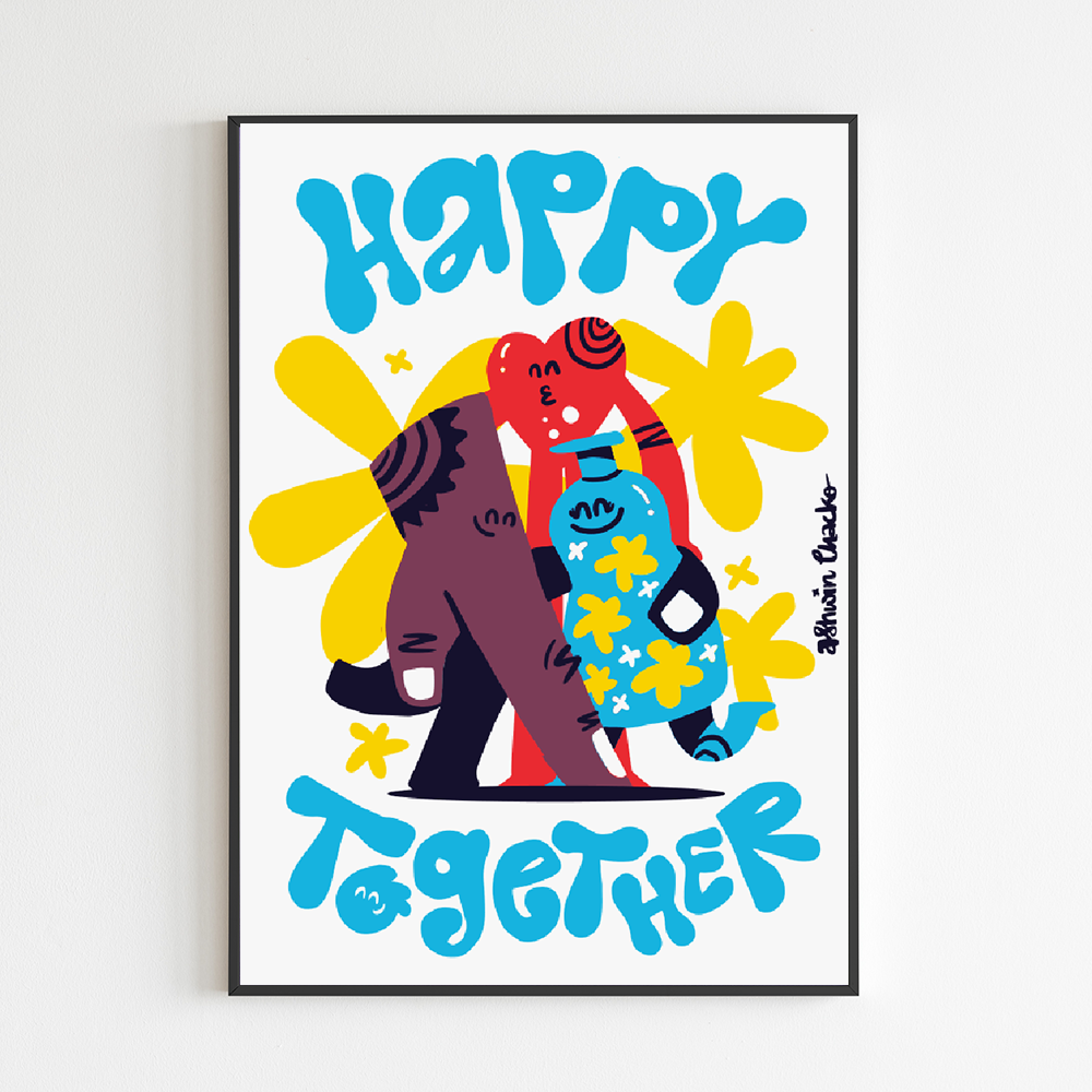 Artprint // Ashwin Chacko - Happy Together