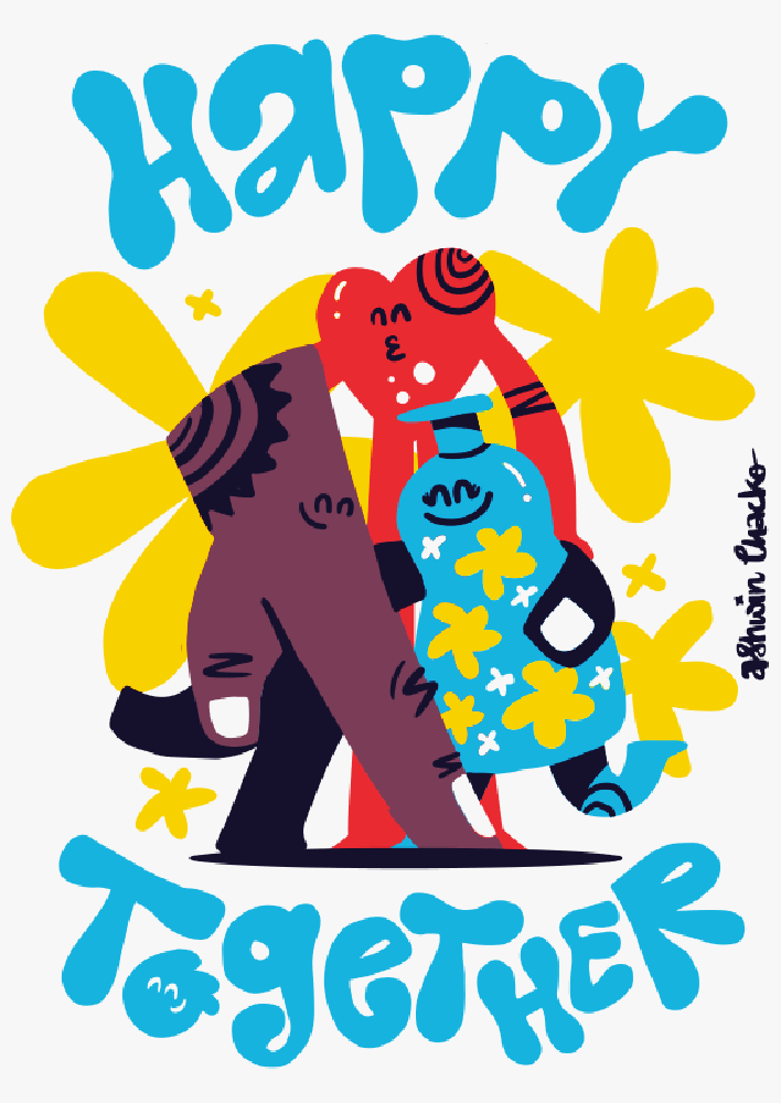 Artprint // Ashwin Chacko - Happy Together