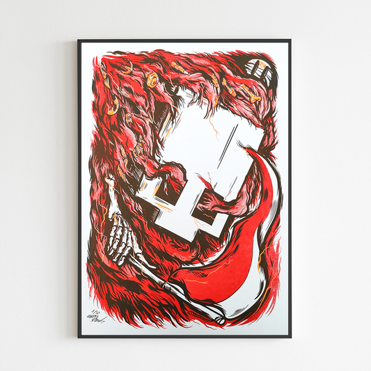 Artprint // Halbhand - The Waterskull