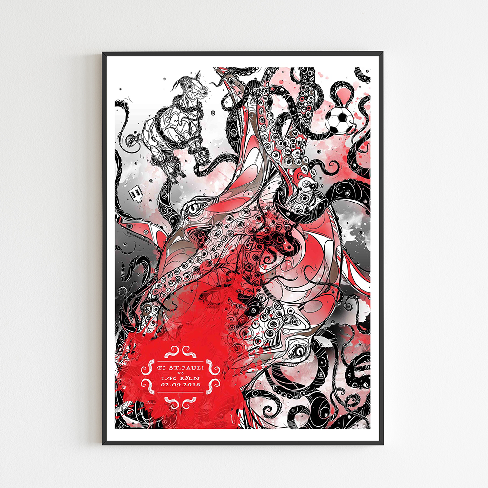 Heimspielprint FC St. Pauli vs. 1. FC Köln // 02.09.2018