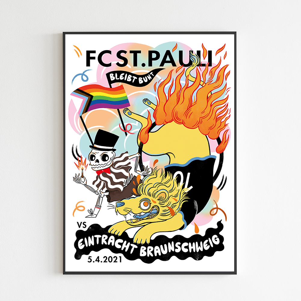 Heimspielprint FC St. Pauli vs. Eintracht Braunschweig // 05.04.2021