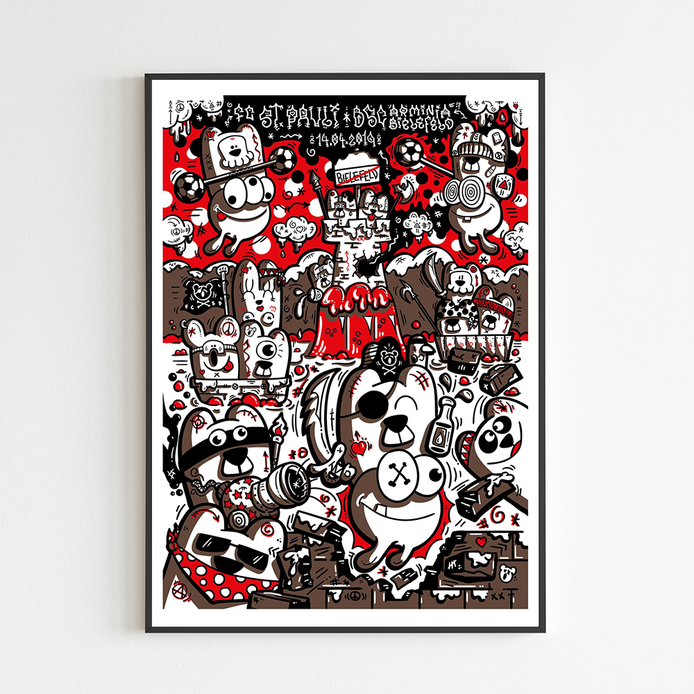 Heimspielprint FC St. Pauli vs. DSC Arminia Bielefeld // 14.04.2019