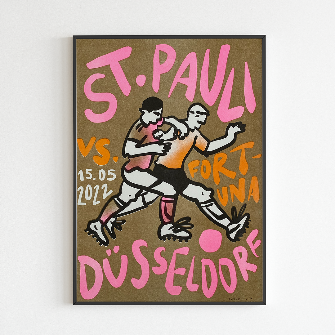 Heimspielprint FC St. Pauli vs. Fortuna Düsseldorf 1895 // 15.05.2022