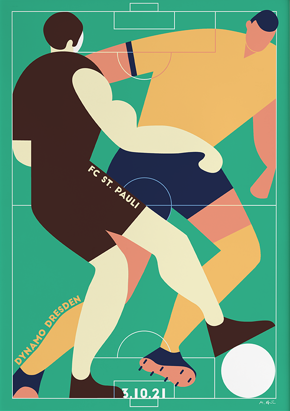 Heimspielprint FC St. Pauli vs. SG Dynamo Dresden // 03.10.2021