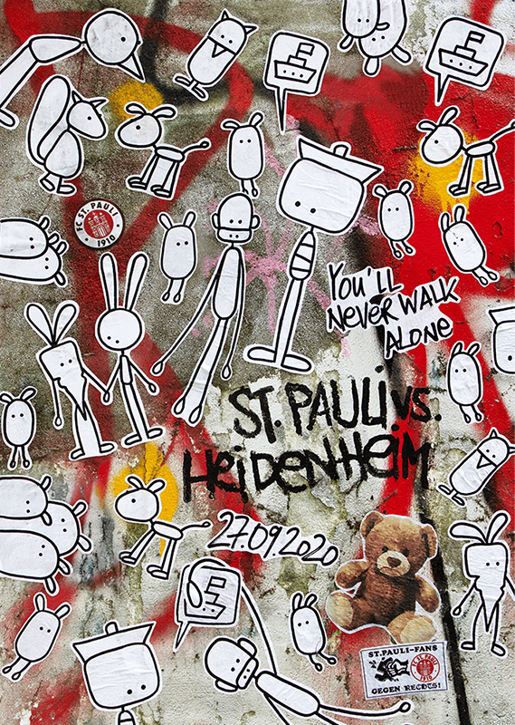 Heimspielprint FC St. Pauli vs. 1. FC Heidenheim // 27.09.2020