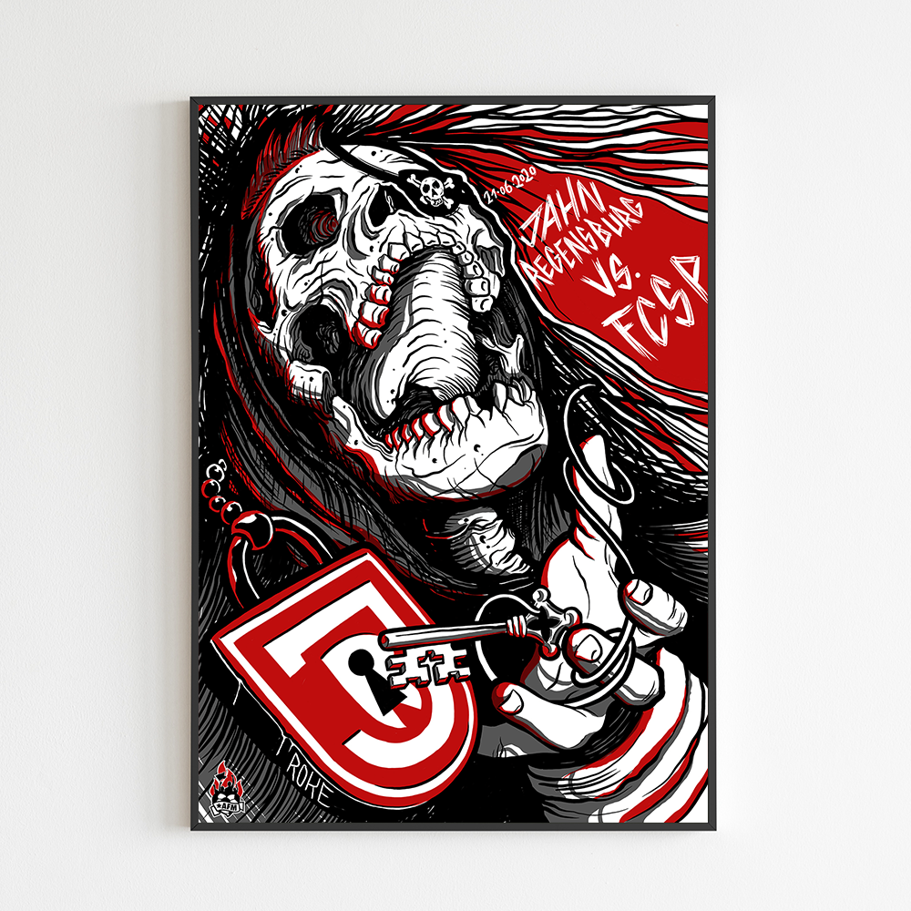 Heimspielprint FC St. Pauli vs. SSV Jahn Regensburg // 21.06.2020