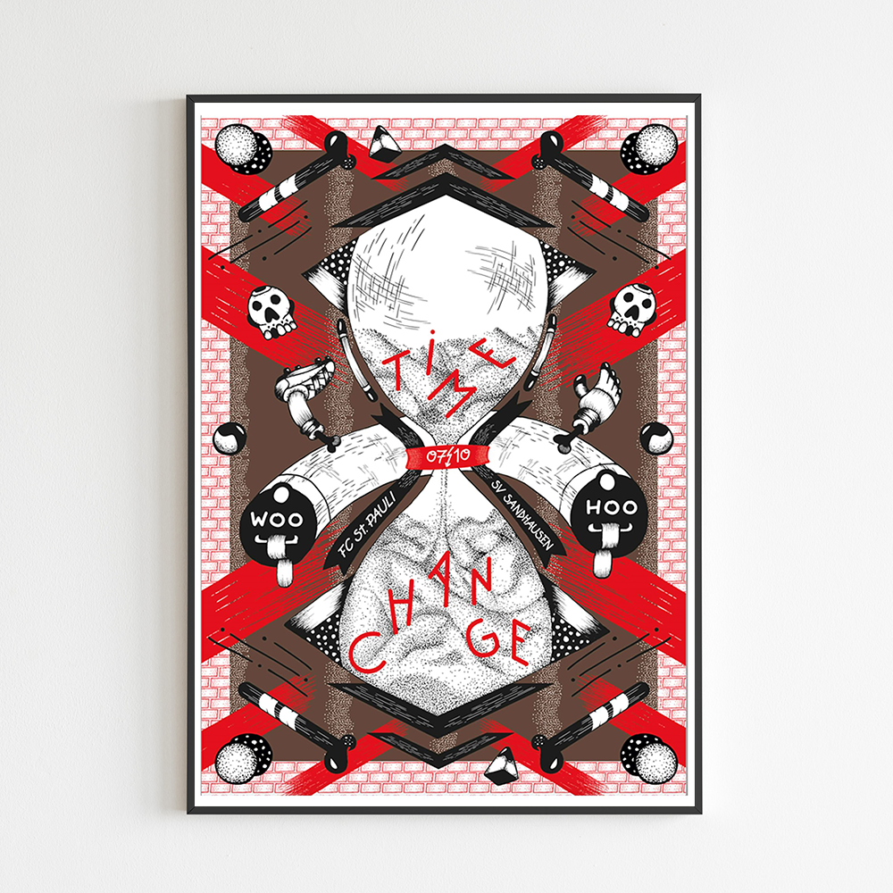 Heimspielprint FC St. Pauli vs. 1. SV Sandhausen // 07.10.2018