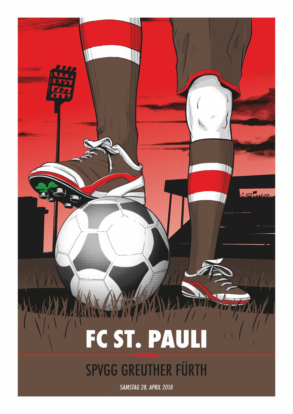 Heimspielprint FC St. Pauli vs. SpVgg Greuther Fürth // 28.04.2018