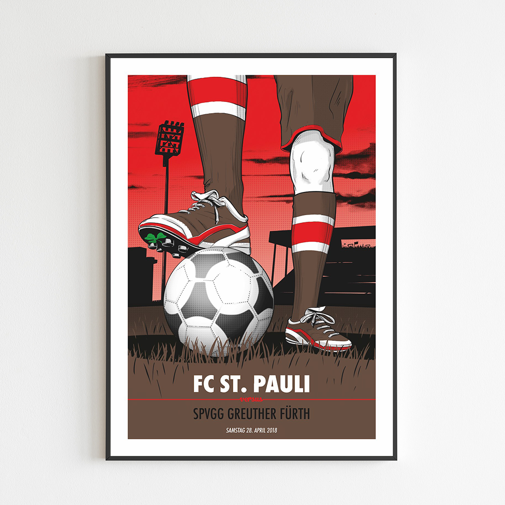 Heimspielprint FC St. Pauli vs. SpVgg Greuther Fürth // 28.04.2018