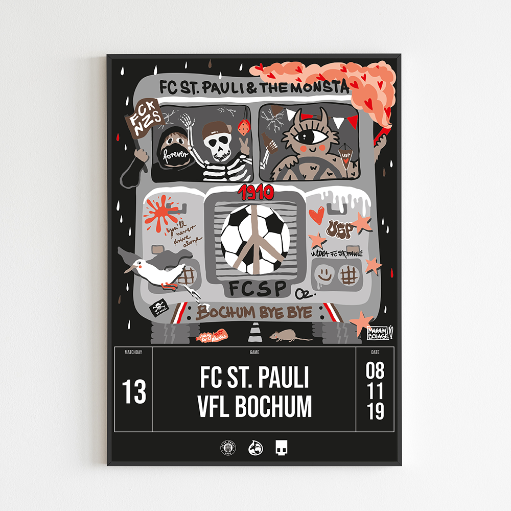 Heimspielprint FC St. Pauli vs. VfL Bochum // 08.11.2019