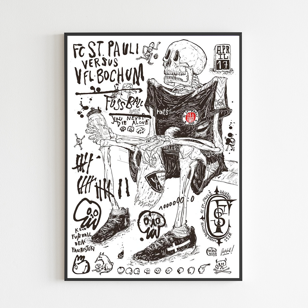 Heimspielprint FC St. Pauli vs. VfL Bochum 1848 // 16.04.2016