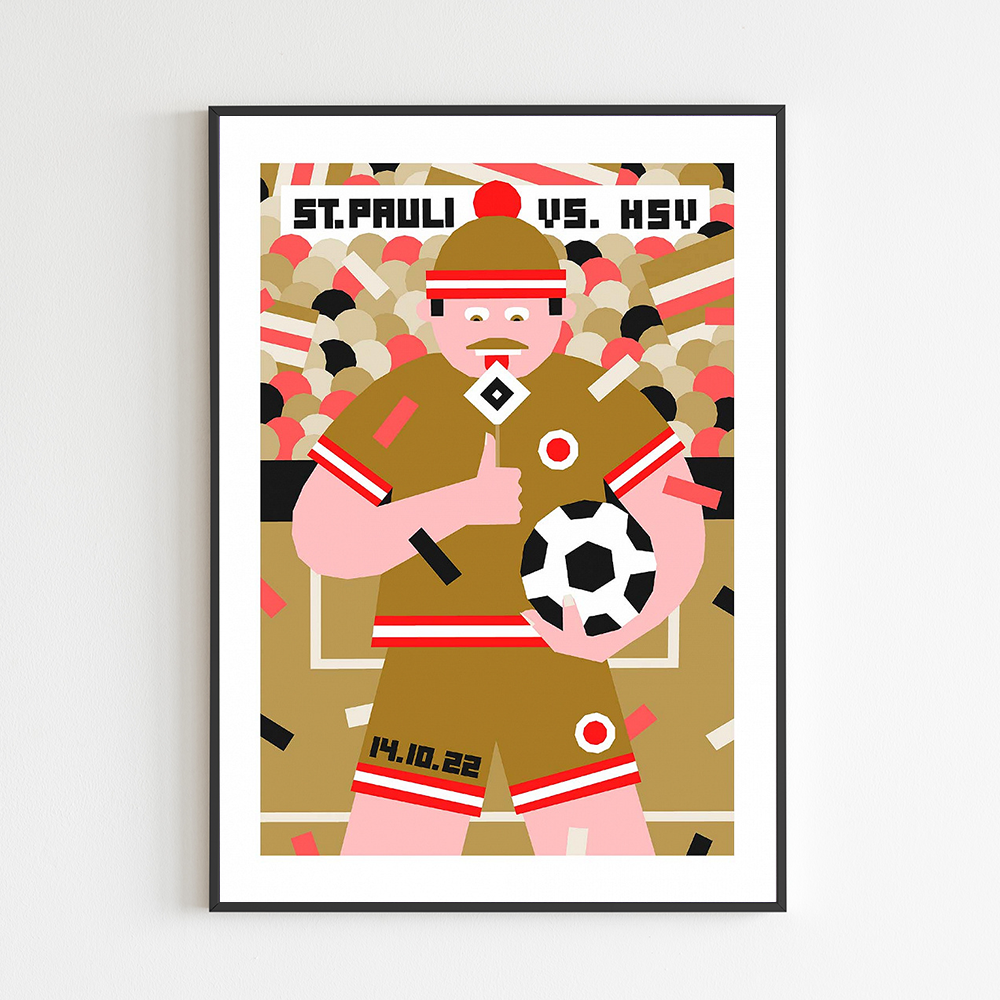 Heimspielprint FC St. Pauli vs. Hamburger SV // 14.10.2022