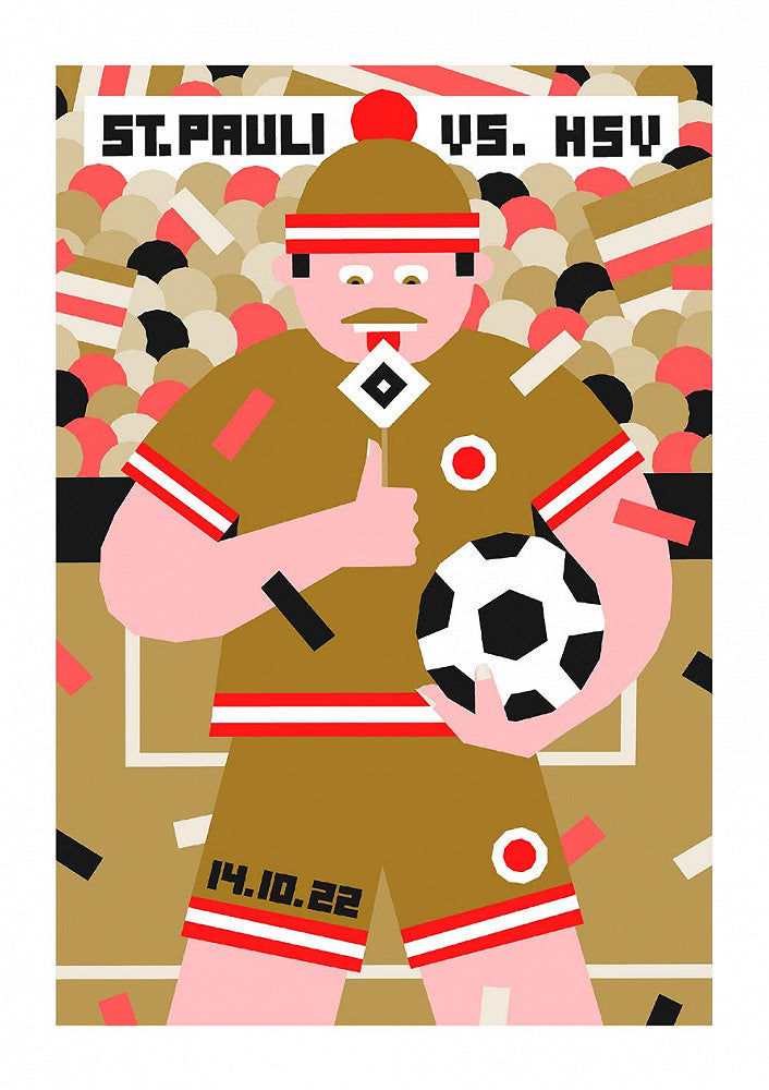 Heimspielprint FC St. Pauli vs. Hamburger SV // 14.10.2022